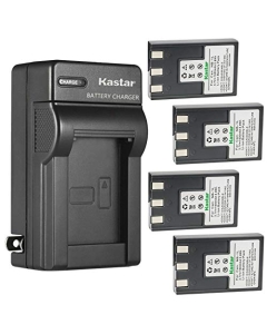 Kastar 4-Pack Battery and AC Wall Charger Replacement for Canon PowerShot S410, PowerShot S500, IXY Digital 200, IXY Digital 200a, IXY Digital 300, IXY Digital 300a, IXY Digital 320 Cameras