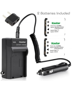 Kastar Battery (X2) & AC Travel Charger for Cas NP-80 & Exilim EX-G1 EX-H5 H50 EX-JE10 EX-N1 EX-N5 EX-N10 EX-N20 EX-S8 EX-S9 EX-Z1 Z2 EX-Z16 Z28 Z37 Z88 EX-Z370 EX-ZS6 EX-ZS50 ZS150 QV-R70 R200...