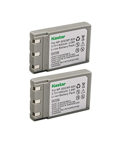 Kastar Battery 2-Pack Replacement for Konica DR-LB4, Minolta NP-500 NP-600 Battery, Konica Revio KD-310 KD-310Z KD-400Z KD-410Z KD-500Z KD-510Z, Minolta DiMage G400, DiMage G500, DiMage G600 Camera