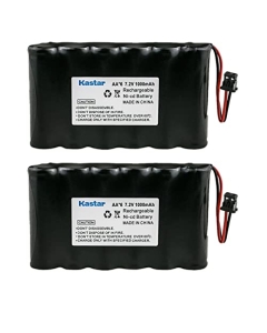 Kastar 2-Pack Backup Battery Replacement for Panasonic P-P507 P-P507A P-P507A/BA1, Panasonic 2.4 GHz Cordless Station Unit for KX-TG2000B or KX-TG4000B Systems with Hearing Aid Compatibility (HAC)