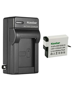 Kastar 1-Pack Battery and AC Wall Charger Replacement for Hero 6 HD Black, HERO6 Silver, Hero 6 HD Silver, Hero 7 Action Camera, HERO7 Black, Hero 7 HD Black, HERO7 Silver, Hero 7 HD Silver Camera