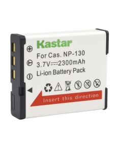 Kastar 1-Pack Battery CNP-130 Replacement for Casio Exilim EX-ZR700BK EX-ZR700BN EX-ZR700PKc EX-ZR700WE, Exilim EX-ZR710, Exilim EX-ZR750, Exilim EX-ZR800, EX-ZR850, TRYX Black, TRYX White Camera