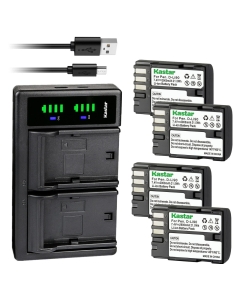Kastar 4-Pack D-Li90 Battery and LTD2 USB Charger Replacement for Pentax 645D, 645Z, 645Z IR, K-01 K01, K-1, K-1 Limited Silver, K-3, K-3 II, K-3 Mark III, K-5 K5, K-5 II, K-5 IIs, K-7 K7 Camera