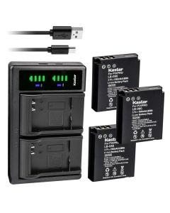 Kastar 4-Pack Battery and LTD2 USB Charger Replacement for Kodak LB-080 NCA-K/102 Spare Battery, PIXPRO SP1, SP1 HD, SP1-YL3 Action, PlaySport Zx5, PIXPRO SP360, SP360 4K, PIXPRO ORBIT360 4K VR Camera