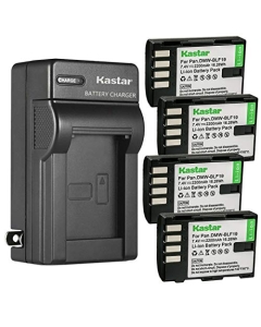 Kastar 4-Pack Battery and AC Wall Charger Replacement for Sigma SD Quattro, Sigma SD Quattro H Digital Camera, Sigma PG-41 Battery Grip for sd Quattro & H Digital Camera