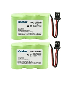 Kastar 2 Pcs 3.6V 800mAh NiMH Battery Replacement for Lenmar CBC316 CBC-316 GP30AAK3BMS, Nomad 24027X 4068 4905 4935 4952, Northwestern Bell3200 38100 382001, Southwestern RC-003029 RC004362 RC-004362