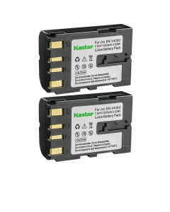 Kastar BN-V408 Battery 2-Pack Replacement for JVC GR-DVL767, GR-DVL800, GR-DVL805, GR-DVL810, GR-DVL815, GR-DVL817, GR-DVL820, GR-DVL822, GR-DVL828, GR-DVL865, GR-DVL867, GR-DVL900 Camera