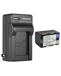 Kastar 1-Pack Battery and AC Wall Charger Replacement for JVC SSL-JVC50, SSLJVC50, JVC50, SSL-JVC70, SSLJVC70, JVC70, SSL-JVC75, SSLJVC75, JVC75, BN-S8I50, BNS8I50 Battery