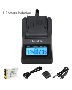 Kastar Ultra Fast Charger(3X faster) Kit and Battery (1-Pack) for Kodak KLIC-7003, K7003, and GE GB-40 work for Kodak EasyShare M380, EasyShare M381, EasyShare M420, EasyShare V803, EasyShare V1003, EasyShare Z950 and GE E1030, E1040, E1050TW, E1240, E125