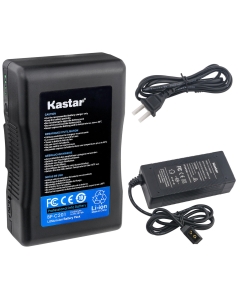 Kastar Charger and BP-C201 Broadcast Battery Brick 14.8V 13600mAh 201Wh for Anton Bauer Digital 90 Gold Mount, ARRI Alexa Minicamera, Aja Cion Camera Body, Blackmagic Design URSA, Cine Alta Camera