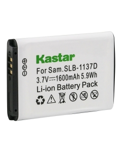 Kastar Battery 1-Pack Replacement for Samsung SLB-1137D Battery, Samsung i80, i85, i100, NV11, NV24HD, NV30, NV40, NV100HD, NV103, NV106 HD, Digimax L74 Wide, TL34HD Cameras