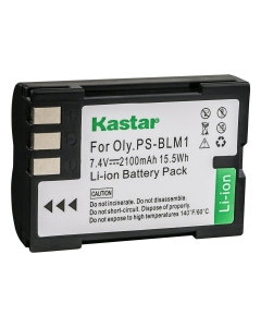 Kastar BLM1 Battery 1-Pack Replacement for Olympus BLM-1 BLM-1S, BLM-01 BLM01, PS-BLM1, BCM-2 Battery and Charger, Olympus HLD-2 Battery Grip, HLD-4 Battery Grip