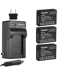 Kastar Battery 3-Pack + Charger for Fujifilm NP-W126 NP-W126s BC-W126 and Fuji HS30EXR HS33EXR HS35EXR HS50EXR X100F X-PRO1 X-PRO2 X-A1 X-A2 X-A3 X-A10 X-E1 X-E2 X-E2S X-E3 X-M1 X-T1 X-T2 X-T10 X-T20
