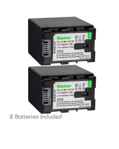 Kastar BN-VG138 Battery (2-Pack) for JVC BN-VG138 BN-VG138U BN-VG138US, BN-VG121 BN-VG121U BN-VG121US, BN-VG114 BN-VG114U BN-VG114US, BN-VG107 BN-VG107U BN-VG107US Battery and JVC Everio Cameras