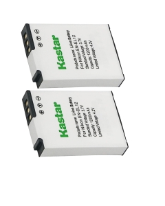 Kastar Battery (2-Pack) for Nik EN-EL12 ENEL12 MH-65 & Coolpix AW100, AW100s, AW110, AW110s, S9900, S9700, S9500, S9300, S9200, S9100, S6300, S8100, P330, P310, P300, S1200pj, S1000pj, S620, S31