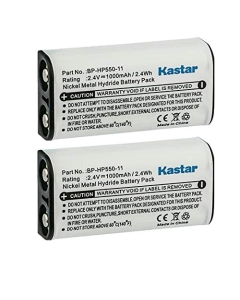 Kastar 2-Pack BP-HP550-11 2.4V 1000mAh Ni-MH Battery Replacement for Sony MDR-RF4000RK MDRRF4000RK, MDR-RF4000-1 MDRRF40001, MDR-RF810 MDRRF810, MDR-RF810RK MDRRF810RK, MDR-RF840 MDRRF840 Headphone