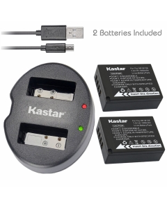 Kastar Battery (X2) & Dual USB Charger for Fujifilm NP-W126 NP-W126S and FUJIFILM X-Pro2 X-Pro1 X-T2 X-TX-T10 X-E2S X-E2 X-E1 X-M1 X-A10 X-A3 X-A2 X-A1, FinePix HS50EXR HS30EXR HS33EXR Cameras