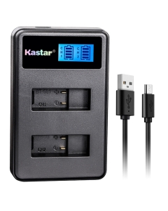 Kastar LCD Dual USB Charger for GoPro Hero GoPro AHDBT-601 GoPro AHBBP-601 & Gopro Hero 6 Action Camera GoPro HERO6 Black GoPro Hero 6 HD Black GoPro HERO6 Silver GoPro Hero 6 HD Silver