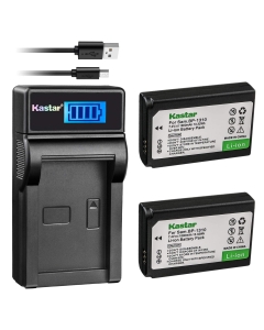 Kastar Battery (X2) & Slim LCD Charger for Samsung BP-1310, BP1310, ED-BP1310 and Samsung NX5, NX10, NX11, NX20, NX100 Digital Cameras