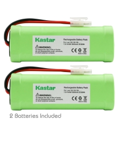 Kastar LOOJ125 Battery (2 Pack), Ni-MH 7.2V 3600mAh 25.92Wh, Replacement for iRobot Looj 125, iRobot Looj 135, iRobot Looj 155, Tile Floor Washing Automatic Vacuums Part 14501