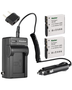 Kastar 2-Pack LB-060 Battery and Charger Replacement for Kodak PixPro AZ522 AZ521, Kodak PixPro AZ501, Kodak PixPro AZ421, Kodak PixPro AZ365 AZ362 AZ361, Kodak PixPro AZ525 AZ526, Kodak PixPro AZ251