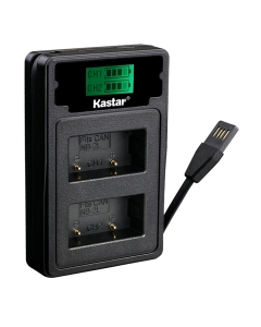 Kastar Battery with LZD2 USB Dual Charger Compatible with LZD2-NB2L