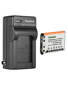 Kastar 1-Pack Battery and AC Wall Charger Replacement for Fujifilm NP-45 NP-45A NP-45B NP-45S Battery, Fuji NP45 NP45A NP45B NP45S Battery, Fujifilm BC-45 BC-45B BC45 BC45B Charger