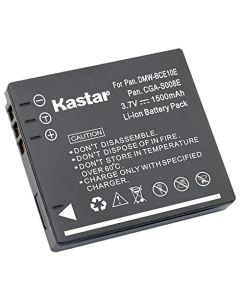 Kastar Battery Replacement for Panasonic Lumix CGA-S008 DMW-BCE10 VW-VBJ10E BP-DC6 & Panasonic Lumix DMC-FX520 SDR-S25 SDR-S26 DMC-FS20 DMC-FX37 DMC-FX55 DMC-FX500 DMC-FS5 DMC-FX30 DMC-FX33 DMC-FX35