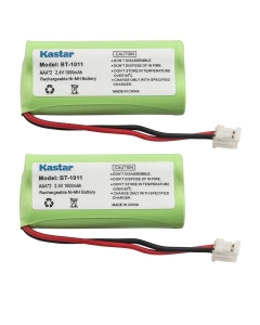 Kastar Cordless Battery (2 Pack), Ni-MH 2.4V 1000mAh, Replacement for BT-1011 BT-1018 BT-6010 BT-284342 BT-28433 BT-18433 BT-8000 BT-8001 BT-8300 CS6219 CS6229