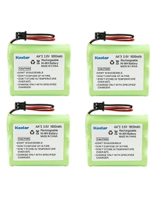 Kastar 4-Pack Battery Replacement for Radio Shack/Tandy 43-1087 43-1088 43-1090 43-1095 43-1096 43-1099 43-1102 43-1103 43-1104 43-1107 43-1108 43-1109 43-1110 43-1111 43-1112 43-1114 43-1118 43-1122