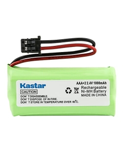 Kastar 1-Pack Battery Replacement for Uniden D1361 D1361BK D1364 D1364-2 D1364-3 D1364BK D1384 D1384BK D1384-2 D1384-2BK D1384-3 D1384-4 D1384-4BK D1384-5 D1384-6 D1483BK D1483W D1660 D1660-2 D1660-2T