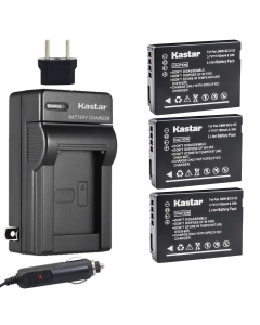 Kastar Battery 3 Pack and Charger for Panasonic DMW-BCG10 Lumix DMC-ZR1 DMC-ZR3 DMC-ZS1 DMC-ZS10 DMC-ZS15 DMC-ZS19 DMC-ZS20 DMC-ZS25 DMC-ZS3 DMC-ZS5 DMC-ZS6 DMC-ZS7 DMC-ZS8 DMC-ZX1 DMC-ZX3 DMC-3D1