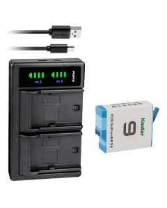 Kastar 1-Pack 3.85V 1900mAh Battery and LTD2 USB Charger Compatible with GoPro HERO9 Hero 9, GoPro ADDBD-001 Battery, GoPro HERO9 Black Edition, GoPro Hero 9 Black Edition, Go Pro 9 Edititon Camera