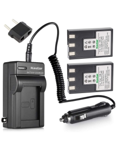 Kastar NB-1L Battery 2-Pack and Charger Kit for Canon NB-1L NB-1LH CB-2LSE & Canon IXY Digital 200 200a 300 300a 320 400 430 450 500 S200 S230 S330 PowerShot S200 S230 S300 S330 S400 S410 S500 Cameras