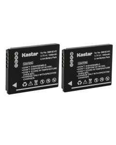 Kastar 2-Pack DMW-BCH7E Battery Replacement for Panasonic DMW-BCH7 DMW-BCH7E, DMW-BCH7PP DMW-BCH7GK Battery, Panasonic DE-A75 DE-A75B, DE-A76 Charger