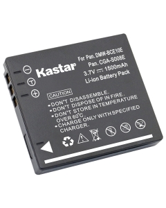 Kastar Battery Replacement for Panasonic Lumix CGA-S008 DMW-BCE10 VW-VBJ10E BP-DC6 & Panasonic Lumix DMC-FX520 SDR-S25 SDR-S26 DMC-FS20 DMC-FX37 DMC-FX55 DMC-FX500 DMC-FS5 DMC-FX30 DMC-FX33 DMC-FX35