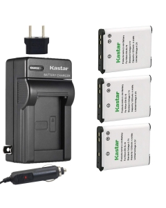 Kastar Compatible Battery 3X and Charger Replacement for Nik EN-EL19 MH-66, Sony NP-BJ1 and Nik Coolpix S2700 S2750 S2800 S3500 S3600 S3700 S5200 S5300 S6600 S6700 S6800 S6900 S7000, Sony DSC-RX0