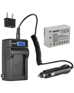 Kastar 1-Pack NB-7L Battery and LCD AC Charger Compatible with Canon NB-7L NB7L, NB-7LH NB7LH Battery, CB-2LZ, CB-2LZE Charger, Canon PowerShot G10, PowerShot G10 is, PowerShot G10IS Digital Cameras