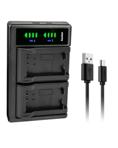 Kastar LTD2 USB Battery Charger Compatible with Panasonic DMW-BMB9, DMW-BMB9E, DMW-BMB9PP Battery, Panasonic DE-A83 DE-A83B DE-A83BA, DE-A84 DE-A84B Charger