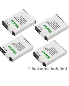 Kastar Battery (4-Pack) for Nik EN-EL12 ENEL12 MH-65 & Coolpix AW100, AW100s, AW110, AW110s, S9900, S9700, S9500, S9300, S9200, S9100, S6300, S8100, P330, P310, P300, S1200pj, S1000pj, S620, S31