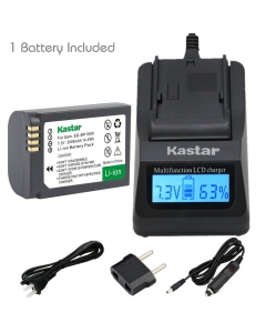 Kastar Ultra Fast Charger(3X Faster) Kit and Battery (1-Pack) for Samsung ED-BP1900, BP1900 Battery and Samsung NX1 Smart Wi-Fi 4K Digital Camera