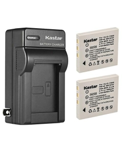 Kastar 2-Pack Battery and AC Wall Charger Replacement for Fujifilm NP-40 NP-40N Battery, BC-40N Charger, Fuji FinePix F610 Zoom, FinePix F650, FinePix F650 Zoom, FinePix F700, FinePix F700 Zoom