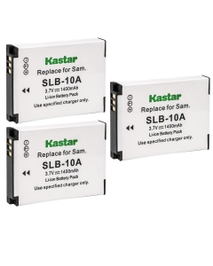 Kastar 3-Pack BT-02 Battery Replacement for Zoom BT-02 Battery, Zoom LBC-1 Charger, Zoom Q4 Handy Video Recorder, Zoom Q4n Handy Video Recorders 247-9036