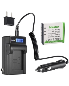 Kastar 1-Pack FNP-50 Battery and LCD AC Charger Compatible with Fujifilm FinePix F600EXR, FinePix F605EXR, FinePix F660EXR, FinePix F665EXR, FinePix F750EXR, FinePix F770EXR, FinePix F775EXR