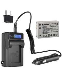 Kastar 1-Pack NB-10L Battery and LCD AC Charger Compatible with Canon PowerShot G1 X, PowerShot G3 X, PowerShot G15, PowerShot G16, PowerShot SX40 HS, PowerShot SX50 HS, PowerShot SX60 HS Cameras