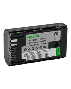 Kastar LPEL Fully Decoded Battery Replacement for Canon LP-EL Rechargeable Lithium-Ion Battery Pack, Canon 4307C002 Battery, Canon Speedlite EL‑1 EL1 Flash Light, Canon E-TTL/E-TTL II (1-Pack)