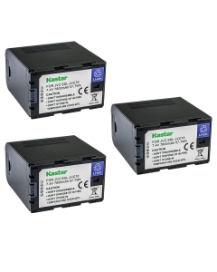 Kastar SSL-JVC70 Battery 3-Pack Replacement for JVC GY-HM660U, GY-HM660SC Cameras and DT-X Monitors Series, JVC SSLJVC50, JVC50, SSLJVC70, JVC70, SSLJVC75, JVC75, BN-S8I50, BNS8I50 Battery