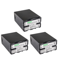 Kastar 3-Pack BP-U98 Battery Replacement for Sony PXW-Z190, PXW-Z280, PMW-100, PMW-150, PMW-150P, PMW-160, PMW-200, PMW-300, PMW-300K1, PMW-EX1, PMW-EX1R, PMW-EX3, PMW-EX3R, PMW-EX160 Camera