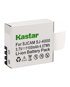 Kastar 1-Pack Battery Replacement for Evolveo MiniDVR DV, Evolveo Sportcam A8, Evolveo Sportcam W7, Evolveo Sportcam W8, QUMOX SJ4000, QUMOX SJ4000 WiFi, QUMOX SJ5000, QUMOX SJ5000 WiFi, QUMOX SJ6000