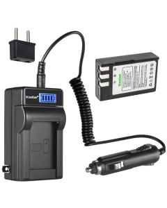 Kastar 1-Pack EN-EL9 Battery and LCD AC Charger Compatible with Nikon EN-EL9 EN-EL9a EN-EL9e Battery, Nikon MH-23 Charger, Nikon Battery Grip BG-2A for Nikon D40/D40x/D60/D3000/D5000 DSLR Camera